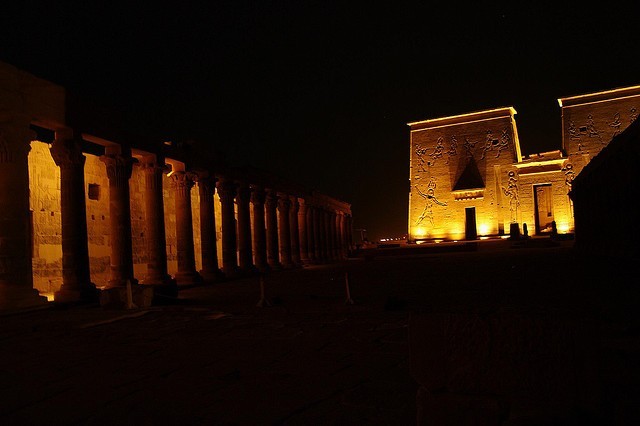 Spettacolo Suoni e Luci al Tempio di File, Aswan Spettacolo Suoni e Luci al Tempio di File, Aswan